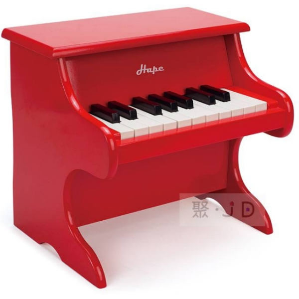 【德國 Hape】小小音樂家紅色小鋼琴