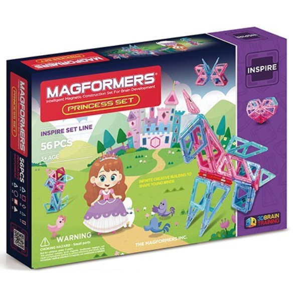 福利品~建構片 粉彩公主 56pcs