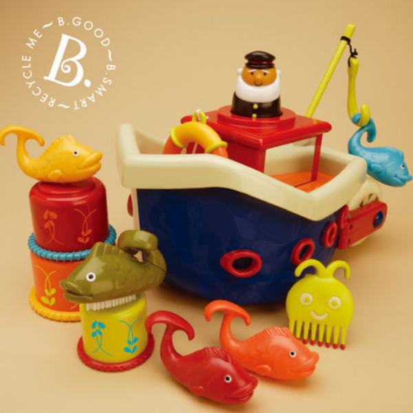 【美國 B.Toys 感統玩具】小船長釣魚組